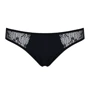 Трусики-слипы с кружевной сеточкой Dina Thong black L/XL - Passion: Для кого Для женщин