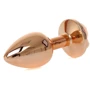 Анальная пробка BOSS Series Exclusivity Jewellery Red Gold Plug Rose Peach: Наличие вибрации Нет