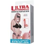 Страпон Ultra Passionate Harness Strap-On Fresh: Длина, см 17.5