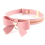 Ошейник с поводком LOCKINK Sevanda Love Heart Butterfly Leather Collar Set - Pink фото 5