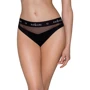Трусики с прозрачной вставкой Passion PS006 PANTIES black, size XL