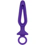 Анальна пробка Pipdream Silicone Groove Probe, 10,25х3,25 см, фіолетовий