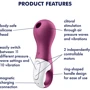 Масажер із вакуумною стимуляцією Satisfyer Lucky Libra: Для кого Для жінок