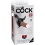 Страпон с двойным фаллоимитатором Pipdream Harness 7 Two Cocks One Hole, 17,8х4,5 см: Для кого Для пары