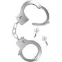 Наручники Fetish Tentation Adjustable metal wrist cuffs: Колір серебристый