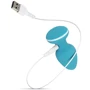 Анальная вибропробка Cala Azul - Blanca Vibrating anal plug фото 5