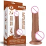 Фаллоимитатор LoveToy Sliding-Skin Dual Layer Dong 7.5" Brown: Назначение Вагинальные
