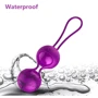 Набор вагинальных шариков с вибрацией и пультом ДУ FOX - Vibrating Silicone Kegel Balls Set USB: Наличие вибрации Есть