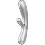 Смарт вібратор-кролик із підігрівом Satisfyer Hot Lover Silver