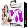 Вакуумний стимулятор з віброяйцем PRETTY LOVE - SUCTION & VIBRO-BULLETS, BI-014925: Довжина, см 7