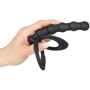 Насадка для подвійного проникнення Orion Black Velvets Cock & Ball Ring: Матеріал Силикон