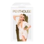 Эротический халат с атласным поясом Penthouse SWEET RETREAT (белый, XL): Вид Халаты