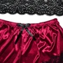 Эротический комплект NDS 6806-4 Black/Burgundy S/M (23851): Декор Кружево