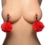Зажимы для сосков Charmed Pom Pom Nipple Clamps Red: Производитель Charmed
