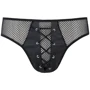 Трусы Passion 035 SLIP RICHARD black S/M: Декор Шнуровка