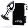 Анальная пробка с кристаллом Metal By Toyfa Silver anal plug Tourmaline: Тип Анальные пробки