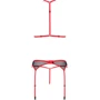 Комплект белья Passion SATARA SET Red S/M: Материал Вискоза