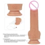 Вібратор з ротацією та підігрівом LoveToy Dual-Layered Silicone Nature Cock Anthony 8.5" Flesh: Для кого унісекс
