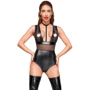 Боди Noir Handmade F183 Powerwetlook body Black, L