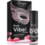 Рідкий вібратор Orgie Dual Vibe! Strawberry Gin & Tonic Kissable Liquid Vibrator, 15 мл