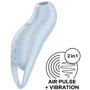 Вакуумний кліторальний стимулятор із вібрацією Satisfyer Pocket Pro 1 Blue: Для кого Для жінок