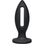 Силіконова анальна пробка Doc Johnson Kink Lube Luge Premium Silicone Plug 6 ", 14х5 см, чорний