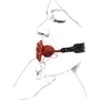 Розкішний кляп у вигляді троянди Zalo - Rose Ball Gag: Виробник ZALO