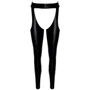 Легінси з відкритими стегнами Noir Handmade F323 Rebel wetlook chaps Black, M фото 9