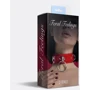 Ошейник для фиксации из натуральной кожи Feral Feelings - D-Rings Red: Производитель Feral Feelings