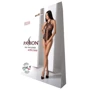 Бодістокінг з імітацією корсетного шнурівки Passion BS094 One Size, black: Декор Без декора