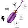 Виброяйцо с подогревом и пультом ДУ - Vibrating Silicone Love EGG, 6300001 фото 7