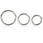 Набор колец Silver Ring - 3 Piece Set: Цвет серебристый