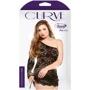 Кружевное мини платье с ассиметрией и стринги Fantasy Lingerie, Xl/ХХl: Вид Платья