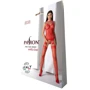 Бодистокинг с множеством бретелей Passion BS095 One Size red: Узор Однотонный