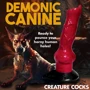 Фантазійний фалоімітатор Пекельна Гонча Creature Cocks Hell-Hound Canine Silicone Dildo фото 7
