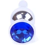 Анальная пробка BOSS of TOYS Boss Series - Jewellery Silver BUTT PLUG Dark Blue (BS6400077) фото 6
