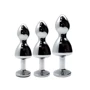 Анальная пробка Wooomy Lollypop Double Ball Metal Plug Blue S: Тип Анальные пробки