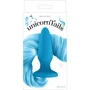 Анальна пробка з хвостиком Unicorn Tails Pastel, 8.4x3.2 см, блакитний: Для кого унісекс