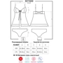Коротенький еротичний бебідолл Obsessive 827-BAB-3, S / M (UA72401) фото 6