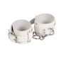 Наручники Leather Dominant Hand Cuffs, white: Цвет белый