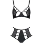 Комплект белья Passion TASMINA SET Black L/XL: Применение На тело