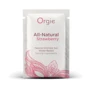 Лубрикант на водній основі Orgie All Natural Strawberry, 2 мл, зі смаком та ароматом полуниці