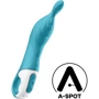 Інноваційний вібратор для точки А Satisfyer – A-Mazing 2 (бірюзовий): Тип і форма Вібромасажер