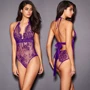 Боді NDS 321-3 One Size Рurple (23637): Декор Бант, Кружево