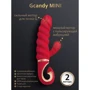 Витой вибратор с клиторальным стимулятором Gvibe Gcandy Mini Red фото 9