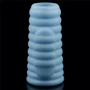 Насадка на член LoveToy Vibrating Wave Knights Ring Blue: Особенности Открытая