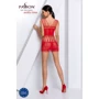 Бодістокінг Passion BS090 red: Фактура Сетка, Ажурная