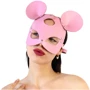 Шкіряна маска мишки Art of Sex - Mouse Mask, рожевий фото 4