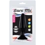 Анальний затор LoveToy Lure Me Butt Plug L Black: Наявність вібрації  Нет