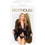 Комплект пеньюар, трусики с доступом и браллет Penthouse - Hypnotic Power Black S/L: Применение На тело
